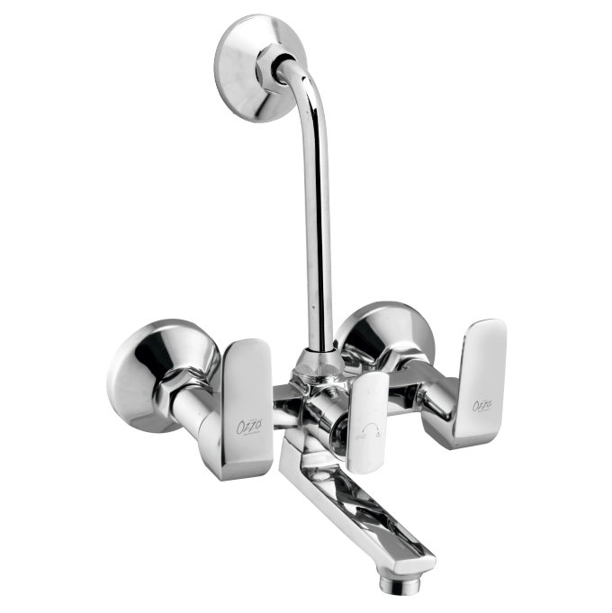 3-in-1 Wall Mixer with "L" Bend - TESLA